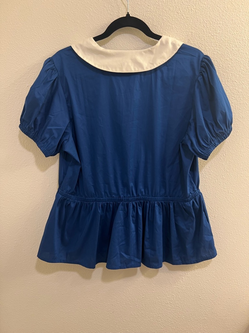 The Dress Shop, size Large Snow White peplum blouse - Picture 2 of 4